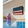 thumbnail image 5 of Outdoor Tv Cover 50 To 55 Inch, American Flag Pentagram Star Red Blue Striped Wood Grain Waterproof And Weatherproof Tv Covers Tv Display Protectors For Outside Flat Screen Tv 75x45x4.5In, 5 of 6