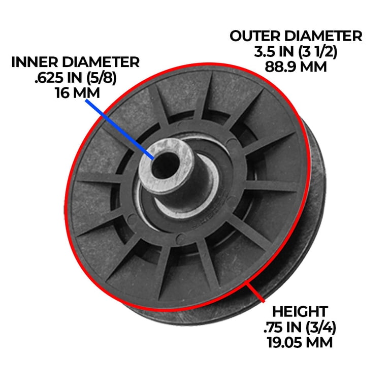 LAWN MOWER DECKS Idler Pulley 532194326 for 194326 280659 Garden Power