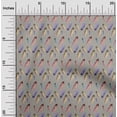 thumbnail image 1 of oneOone Cotton Cambric Dusty Gray Fabric Feather Feather Sewing Material Print Fabric By The Yard 56 -Inch Wide, 1 of 4