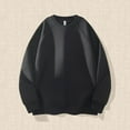 thumbnail image 2 of VNKIDY Sweatshirts Men Soft Sweater Long Sleeve Crewneck Casual Comfort Fit Athletic Jogger Shirt Tops Daily Wear Outdoor Activities Lightweight Warm Comfortable Male Solid Color Streetwear Stylish, 2 of 4