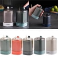 thumbnail image 4 of Toothpicks Holder Automatic Toothpick Dispenser Square Pressing Toothpick Box Household Storage Container for Hotel Living Room, 4 of 7