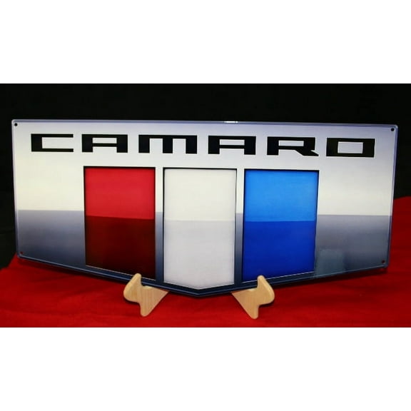 Camaro Modern Emblem Flat Wall Art Sign