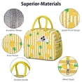 thumbnail image 3 of Lunch Bag Lunch Box for Women Reusable Insulated Lunch Bags,Water-Resistant Yellow Pineapple Cooler Lunch Tote Bag, Large Capacity for Work Travel Picnic, 3 of 3