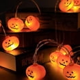 thumbnail image 4 of Transemion Brighten Up Halloween With Pumpkin Light String Displays Waterproof And Sunscreen Plastic Mixed 5, 4 of 6