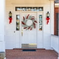 thumbnail image 2 of Holiday Time 20IN Frosted Pine With Red Berries Wreath, 2 of 4