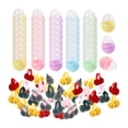 thumbnail image 1 of Huevos de Pascua rellenables, decoraciones, juego creativo, reutilizable, lindo, colorido, vacío 48 piezas, 1 of 9