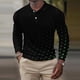 thumbnail image 2 of Camiseta de manga larga con cuello vuelto para hombre a la moda, blusa con estampado de otoño, camiseta informal Pompotops  oipoqjl50235, 2 of 5