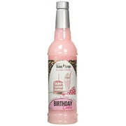 Jordan's Skinny Syrups Sugar Free Birthday Cake Syrup Gluten Free Keto Kosher Made in the USA