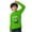 Z1-Green-mkosplrt kids summer tops, variant on Back to School UV Protection Kids UPF50+ Long Sleeve Hoodie with Thumbholes Cute Print Summer Sun Shirts Lightweight Tops 5-15Y Yellow 9-10 Years
