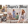 thumbnail image 4 of UVN Fall Cotton Two Piece Pajamas for Women Plaid Henley Collar Long Sleeve Top and Wide Leg Pant Ladies Sleepwear Casual Lounge Sets, 4 of 10