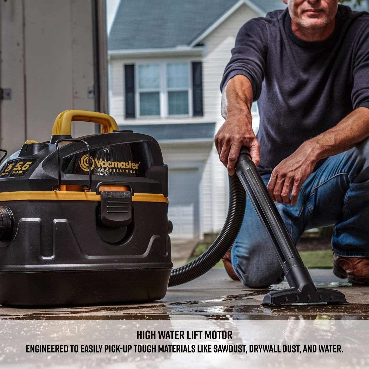 Professional Wet/Dry Vac, 5 Gallon 