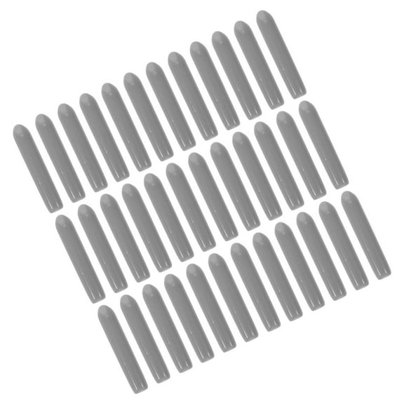 LEDMOMO 50 Pcs Dishwasher Rack End Caps Plastic White for Prevent Damage