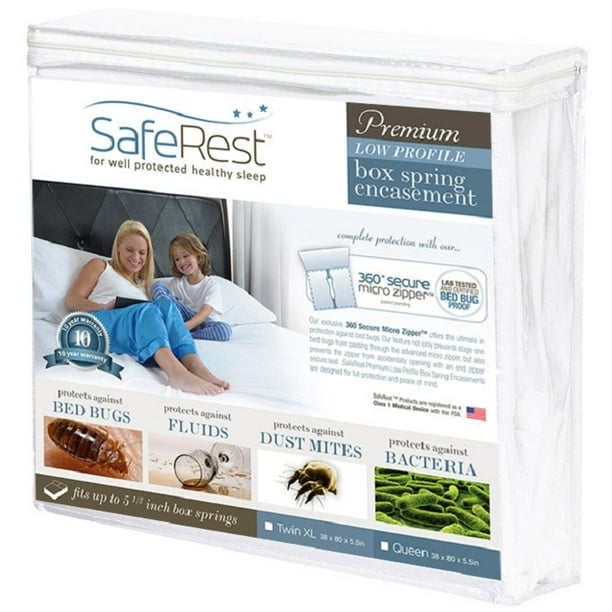 Saferest Premium Low Profile Thick Box, Can Bed Bugs Bite Through Vinyl