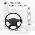 thumbnail image 3 of Gaeub Not All Those Who Wander Are Lost 3 Breathable Stretch Elastic Steering Wheel Cover, Cool in Summer and Warm in Winter, Universal 15 inch, 3 of 6