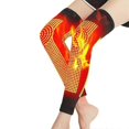 thumbnail image 1 of 1 Pair Self-heating Knee Mat Heated Support Sleeves Pad Brace Gifts, 1 of 5