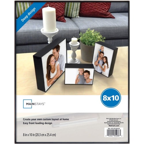 Mainstays 8x10 Deep Format Frame, Black