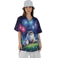 thumbnail image 4 of Happy New Year Ragdoll Family Cheer Winter Midnight Firework Hawaiian Shirt Breathable Summer Unisex Merch Cat Lover Kitten Owner Gifts Idea - 02025, 4 of 6