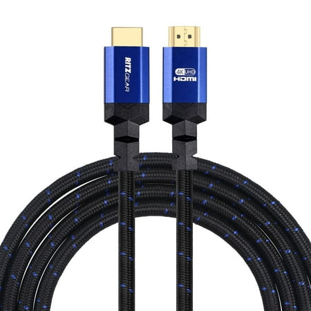 Ritz Gear 4K HDMI to HDMI Cable 2 Pack - High-Speed Ultra HD Durable