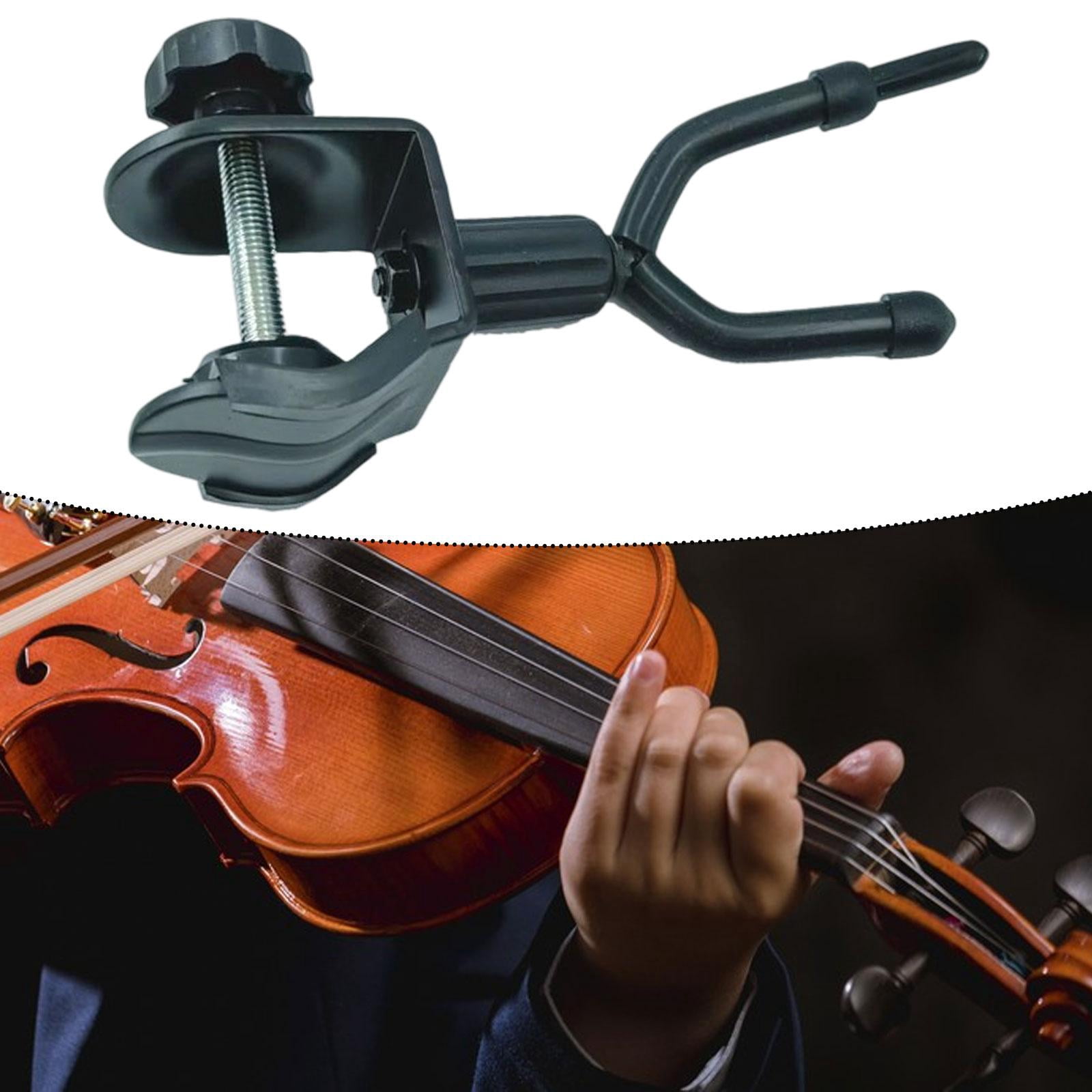 JWQFBC Hanger for Microphone or Sheet Music Stand Viola Hook Multifunctional Holder for Black