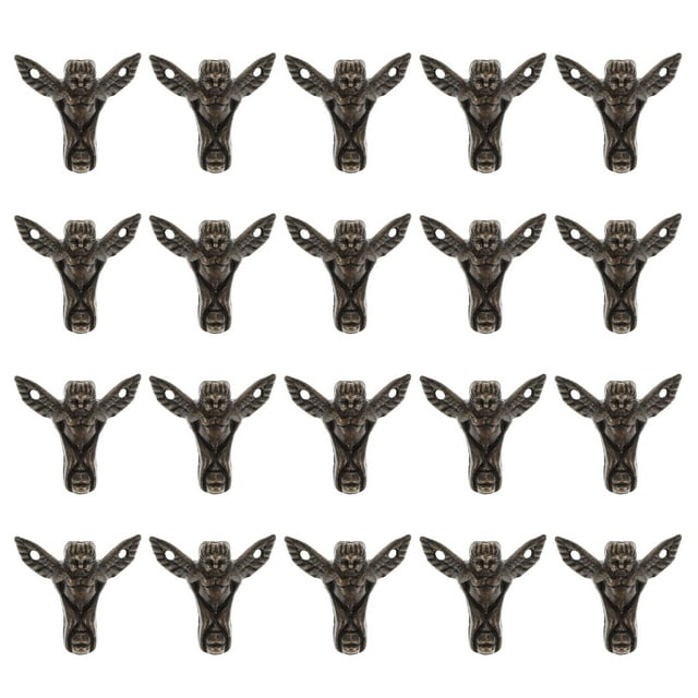 MasteelfCA 20pcs Retro Decorative Wood Case Legs Jewelry Box Legs Furniture Support Feet