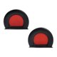 thumbnail image 2 of adhesivas para decoración de casco de bicicleta de motocross, accesorio para casco de motocicleta, Universal para adultos Negro yotijar motocicleta, 2 of 7