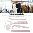 thumbnail image 4 of 7Pcs French Curve Ruler Transparent PVC CM MM High Accuracy Durable Sewing Ruler Set, 4 of 7