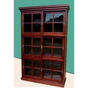 Mahogany 3 Section Sliding Door