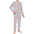 thumbnail image 2 of DISNIMO Rabbit Easter Pajamas for Kids Girls Size 16 Pajama Sets for Kids 2 Piece Pajama Set Girls Pjs Sets for Kids Long Sleeve Pajamas Girls Loungewear Set Kids Sleepwear Girls, 2 of 7