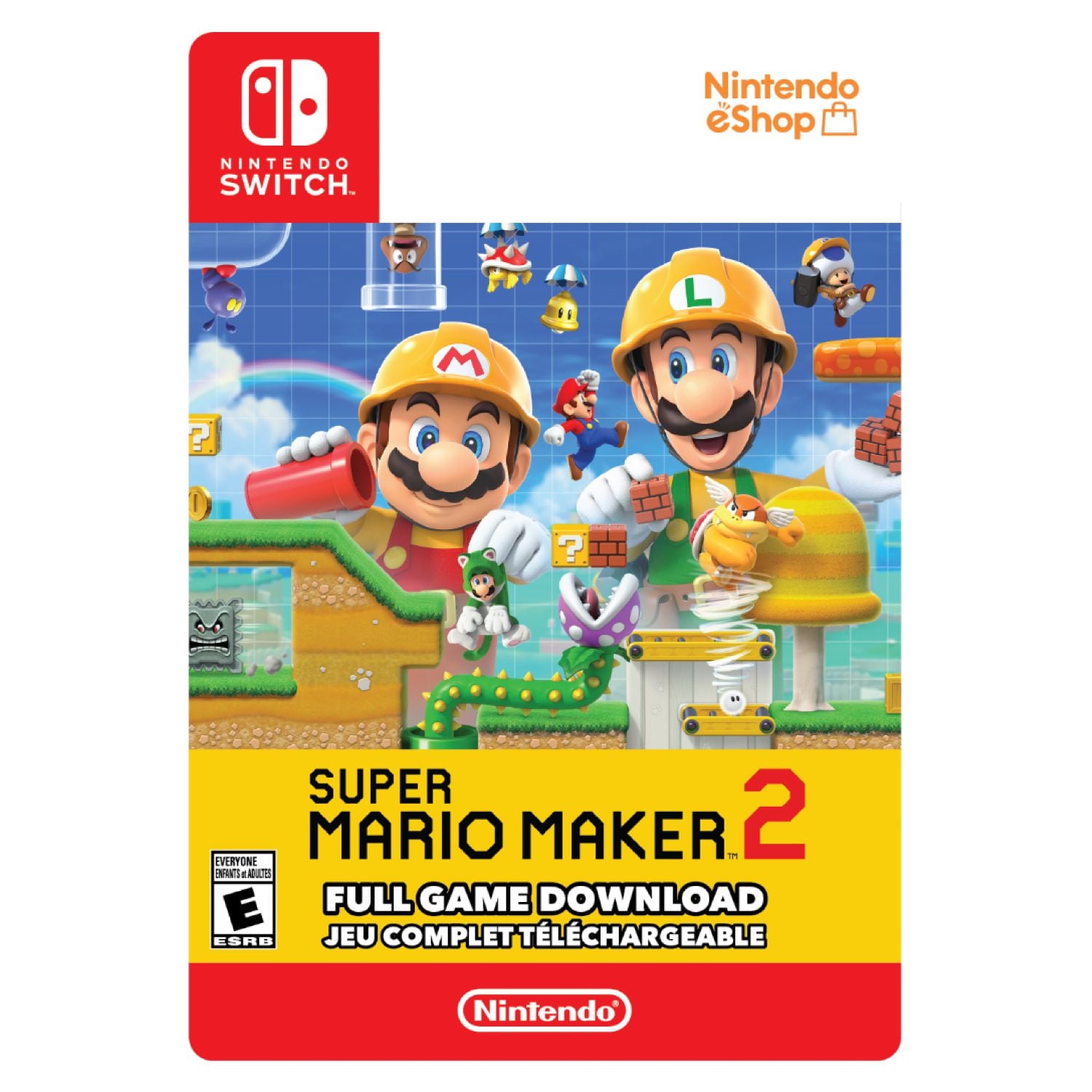 Nintendo Switch Super Mario Maker 2 79.99 (Digital Code) - Walmart.ca