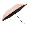 thumbnail image 3 of plegable Mini fuerte 6 costillas ligero impermeable sol lluvia para rosa Yuyangstore Paraguas plegables, 3 of 8