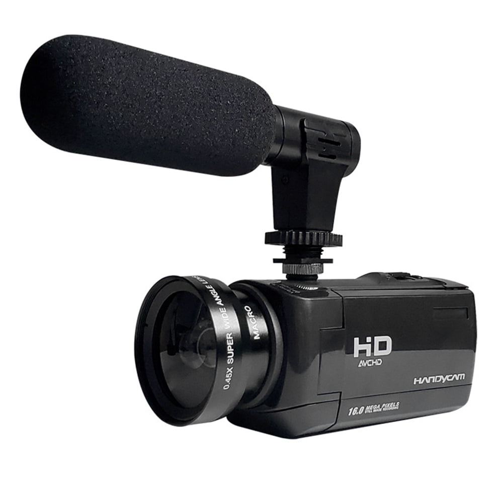 LNKOO Video Camera Camcorder for YouTube, Digital Vlogging Camera HD 1080P 2.4 Inch Video Recorder with Microphone, 2 Batteries