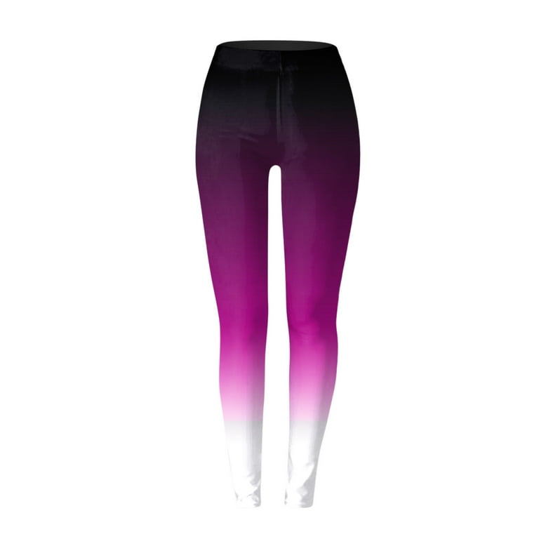 Womens Leggings Hot Pink Black Tie Dye Yoga Activewear Leggings