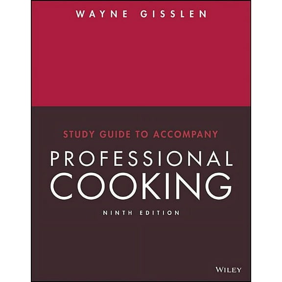 Professional Cooking, 9e Study Guide, (Paperback)