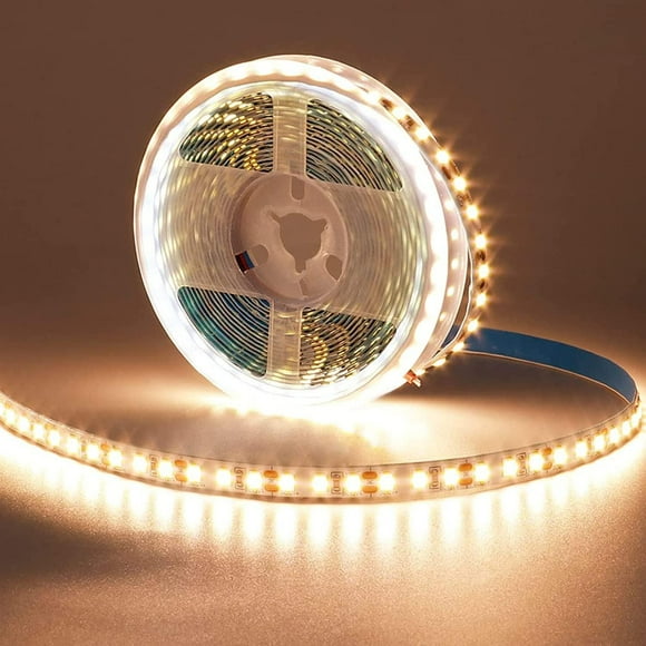 Tira LED KXZM Blanco Cálido Flexible Alta Densidad para Decoración Hogar