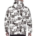 thumbnail image 7 of Kdxio Beach Print Mens Casual Hooded Collar Drawstring Hoodies Pullover Sweatshirts Casual Long Sleeve Shirts-XX-Large, 7 of 7