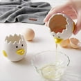 thumbnail image 4 of Oubit Ceramic Egg Separator Chick Shape Egg Yolk Separator Kitchen Gadgets, 4 of 7