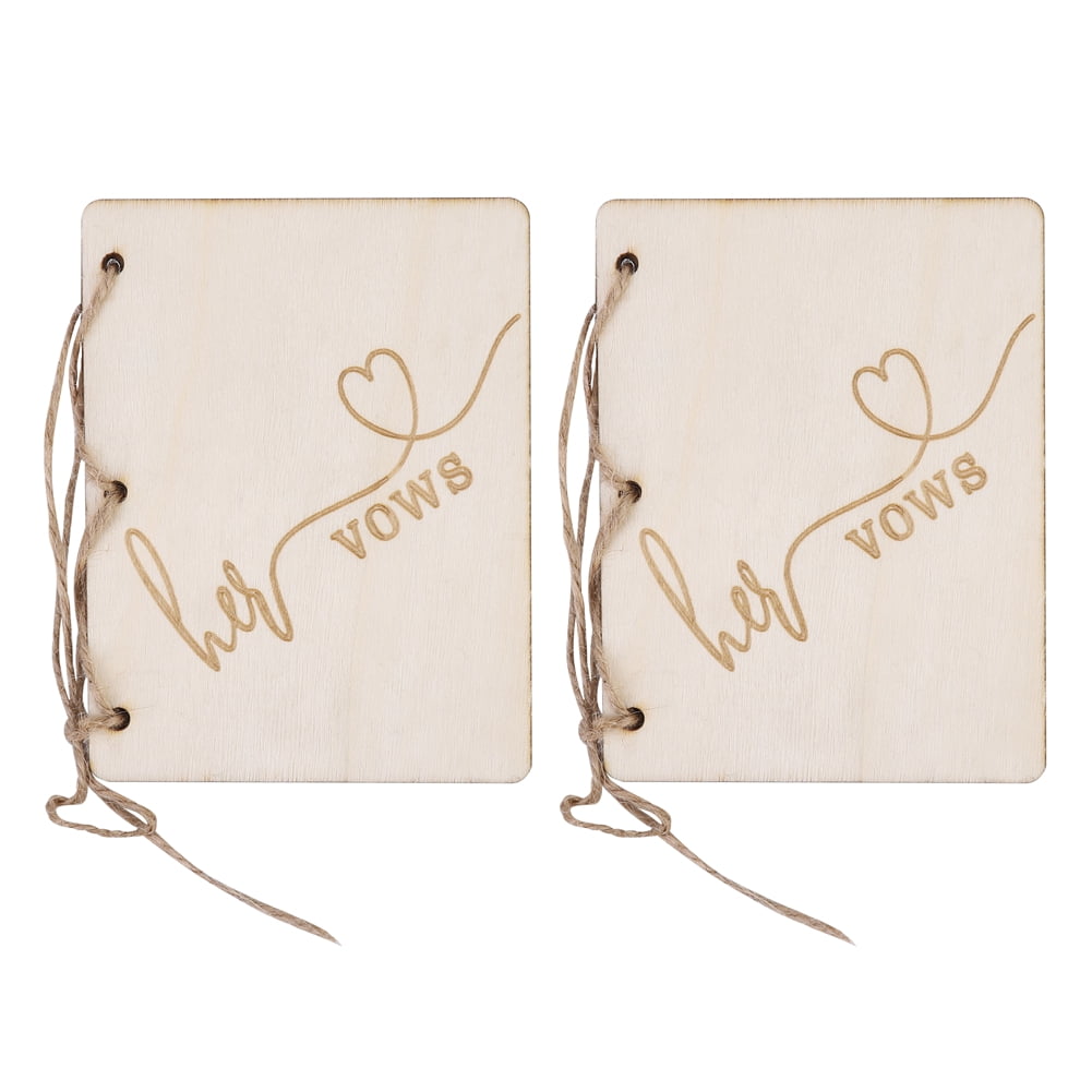 Details about   2pcs Wedding Ceremony Party Vow Booklets Oath Book Props Decor Multi-use 
