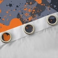 thumbnail image 4 of Homewish Camo Camouflage Curtains Pack of 2 (42x84 Each),Rustic Farmhouse Cabin Curtains Blackout,Orange Splash Ink Bedroom Curtains For Boys Teens,Super Cozy Room Decor, 4 of 6