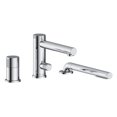 thumbnail image 1 of akuaplus® Roman Bathtub Faucet CLAUDIA with Hand Shower in solid brass - 3 Pieces., 1 of 6