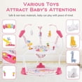 thumbnail image 3 of INFANS Baby Activity Center, 3 in 1 Play Center Jumpers and Bouncers with Music, Lights, Interactive Toys, 360°Rotating Seat, 3 Adjustable Heights, Exersaucer Learning Toys for Baby 6-12 Months, 3 of 9