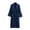 Navy, variant on Women's Bathrobe Lightweight Weave Robe for Summer Sleep Spa Hotel Couples Soft Blue L