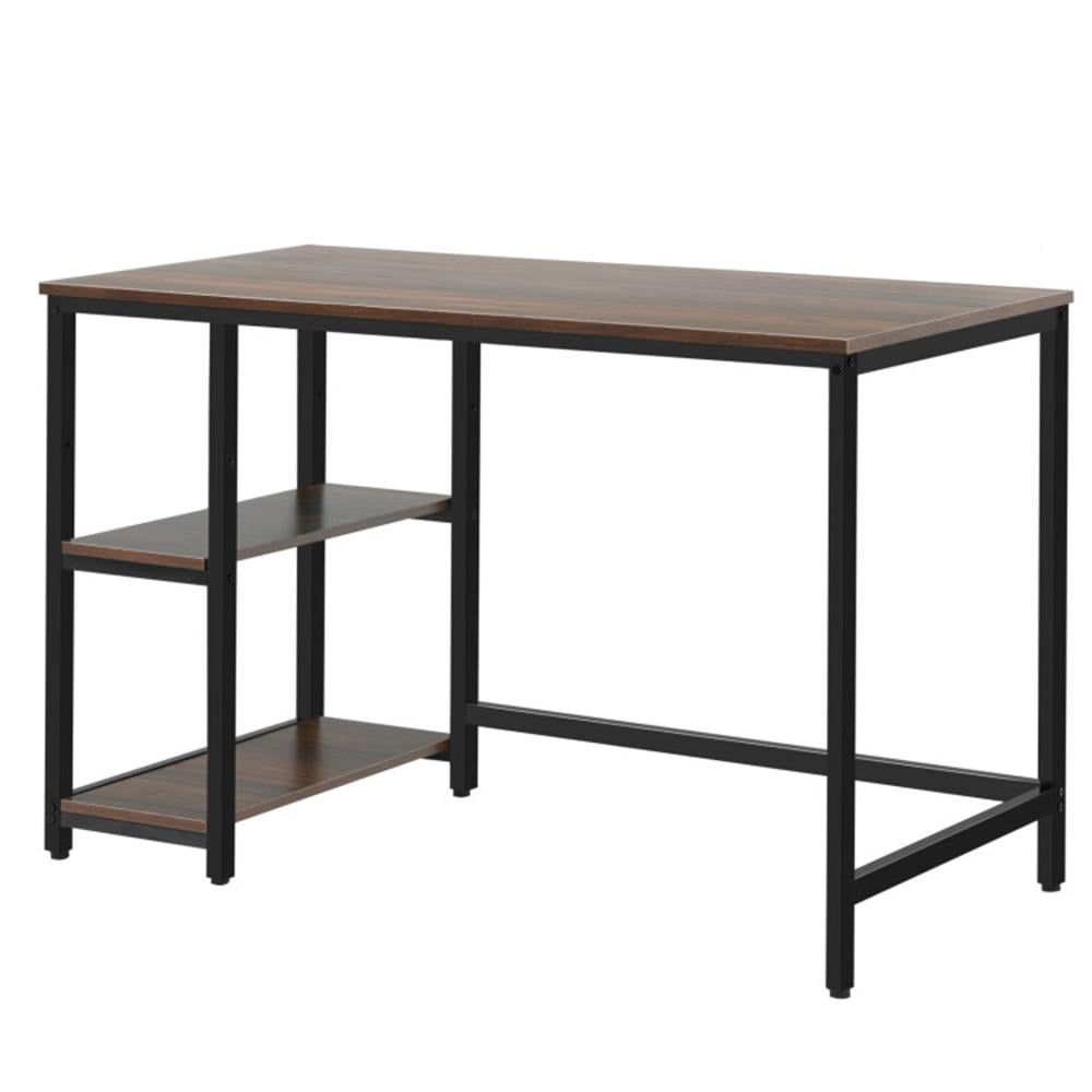 Demi Bonn 47" Computer Desk Office Study Table Workstation Home with Adjustable Shelf, Coffee