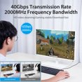 thumbnail image 2 of Cable de conexión Vention CAT8 40Gbps Cable chapado en oro Cable blando de PVC, 2 of 8