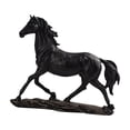 thumbnail image 2 of Estatua de caballo, adorno, escultura decorativa, figura de caballo coleccionable, decoración del hogar para paisaje, oficina, sala de estudio,, 2 of 9
