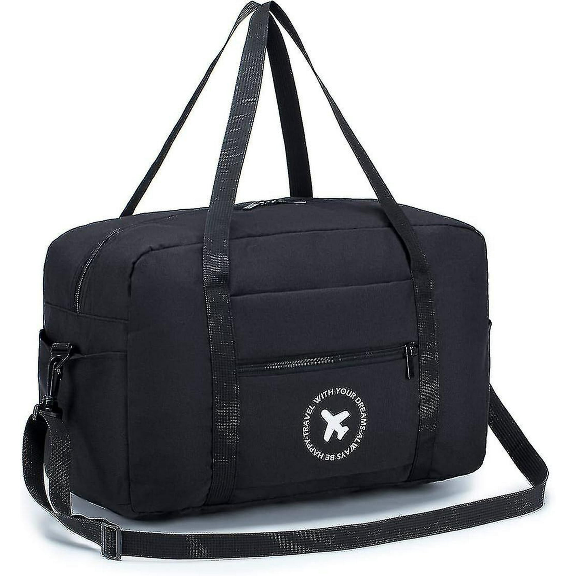 Cabin Bag 40x20x25 Cm For Ryanair Approved Size Foldable Hand Luggage Case Travel Bag Underseat Luggage Carry On Shoulder Bag Cabin Baggage Nyl A black40x20x25cm Walmart