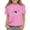 Pink(Bowknot Graphic), variant on CCRFTGI Shirt for Children Girls Size 7 Cute Preppy Bowknot Graphic T Shirts Fashion T-Shirt Summer Tops Short Sleeve Crew Neck Girls Clothes Pink 5-6 Years