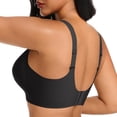 thumbnail image 4 of Ropa Interior Transpirable para Mujeres Sujetador Delgado de Tamaño Grande sin Bordes Reunión Diseño Ropa Interior Inalámbrica Diaria Cómoda, 4 of 6