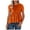 Orange, variant on Womens Velvet Peplum Babydoll Tops Casual Crewneck Pleated Blouse Short Sleeve Flared Swing Pullover