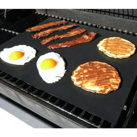 Heavy Duty Non Stick Reusable Bbq Grill Mat Set Of 2 Walmart Com