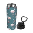 thumbnail image 2 of Fotbe Flamingo Pattern 18 Oz Sports Insulated Kettle Vacuum Cup Stainless Steel Travel Mug Cup Thermal Flask,Insulated Kettle for Cycling Gym Basketball Outdoor, 2 of 7